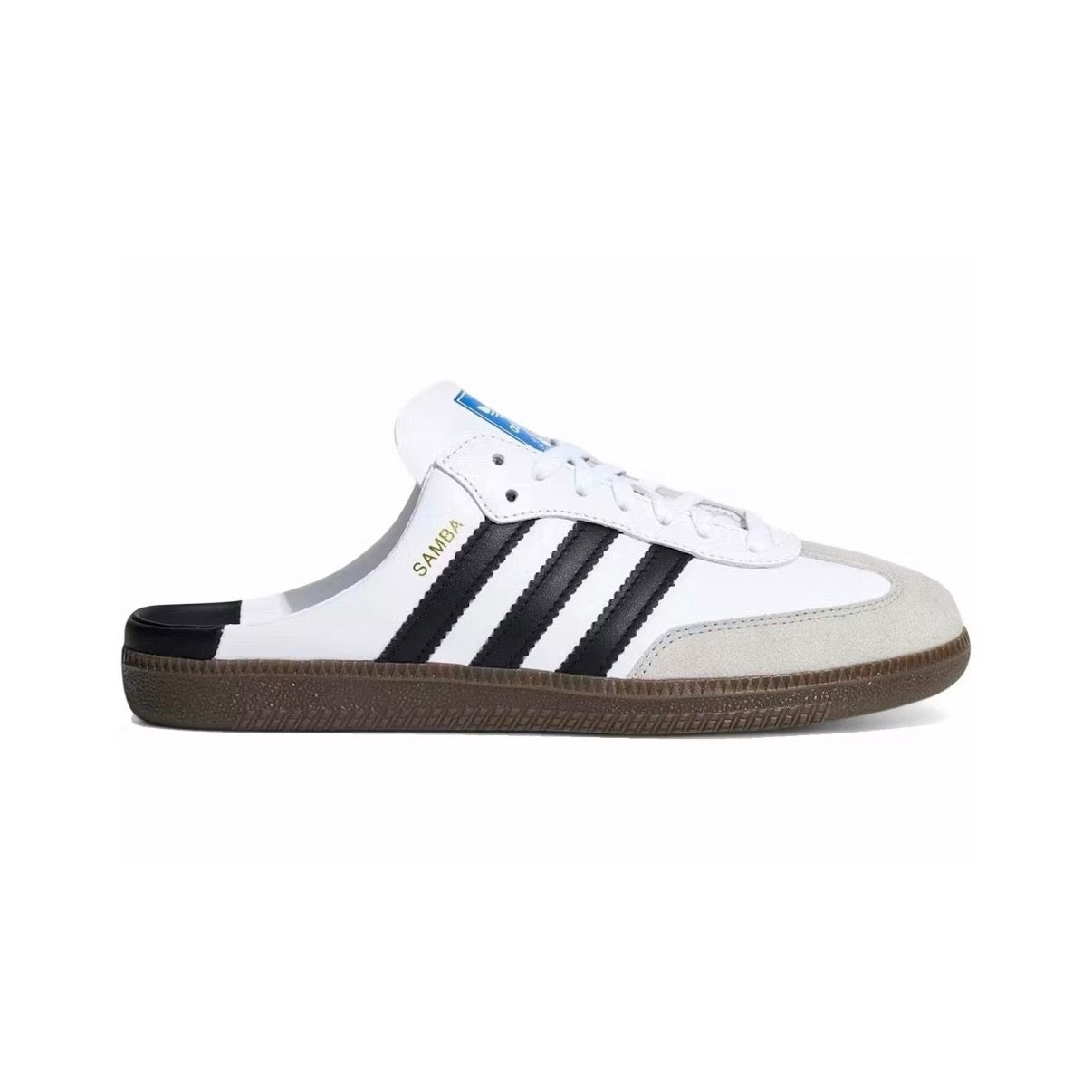 Adidas Samba Mule White Black Gum