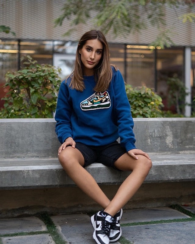 Ice Cream Sweatshirt Blue