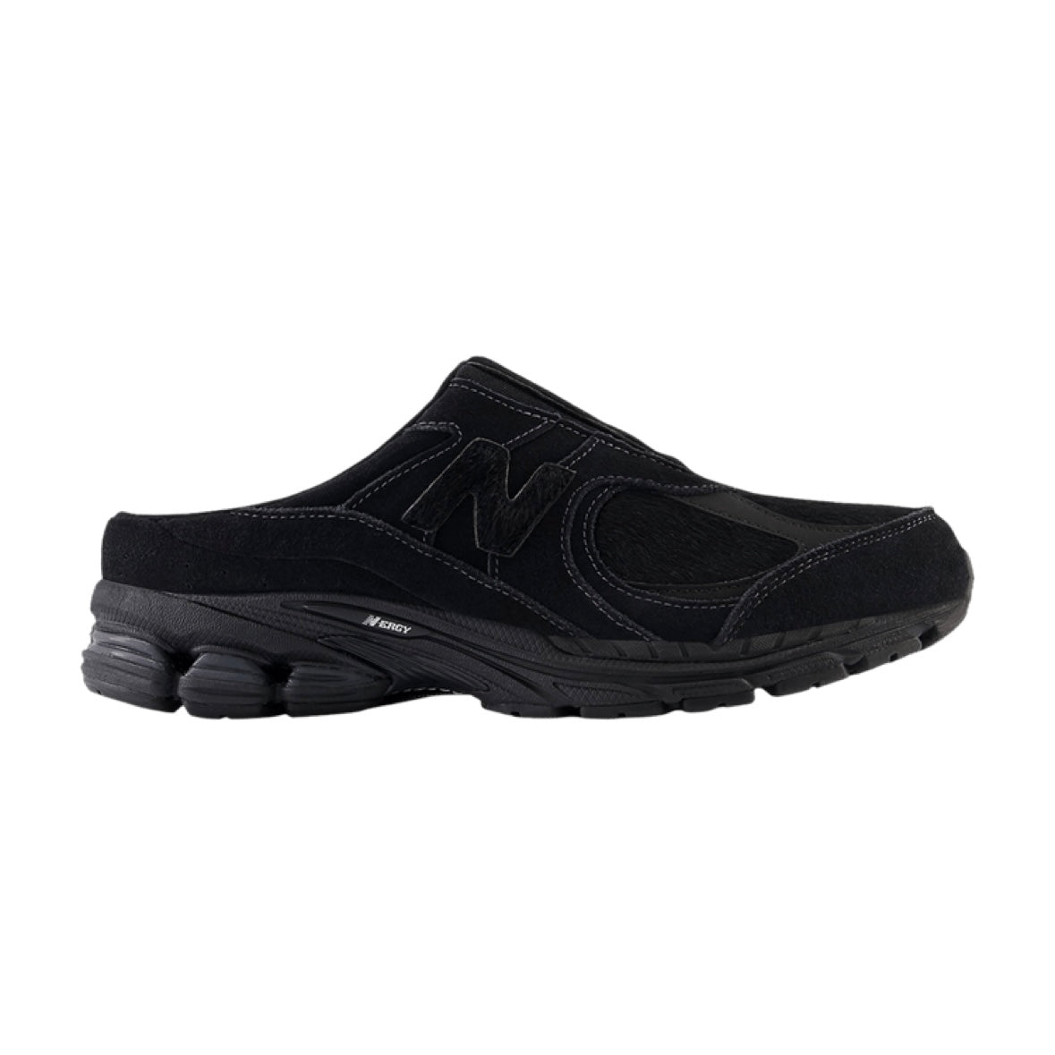 New Balance 2002R Mule Triple Black
