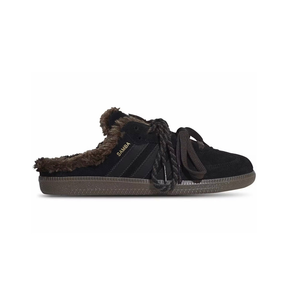 Adidas Samba OG Mule Black Dark Brown