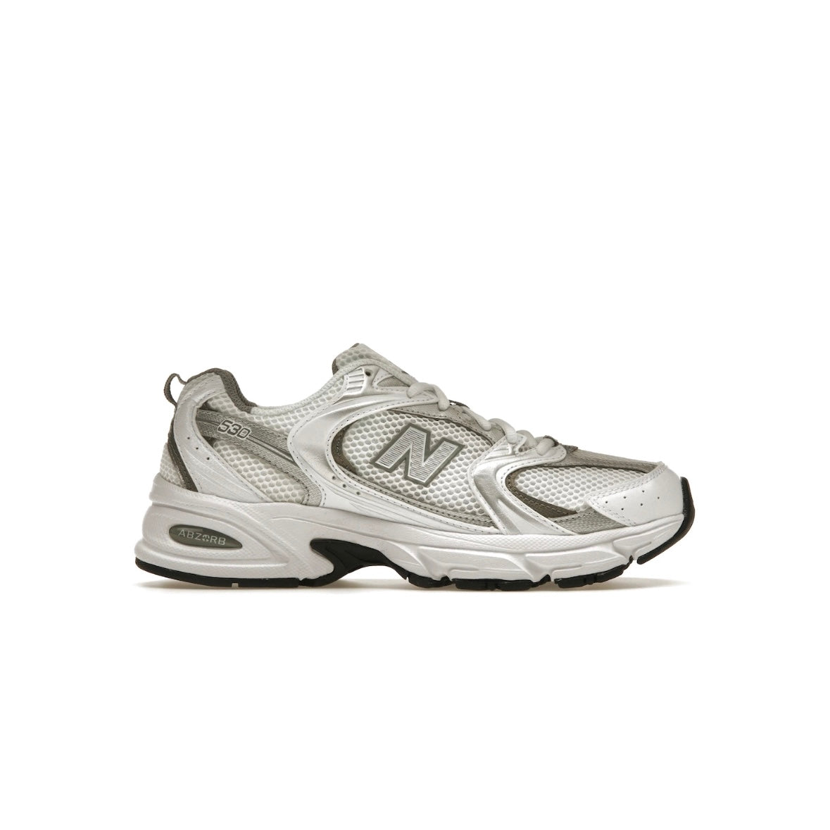 New Balance 530 White Silver Metallic