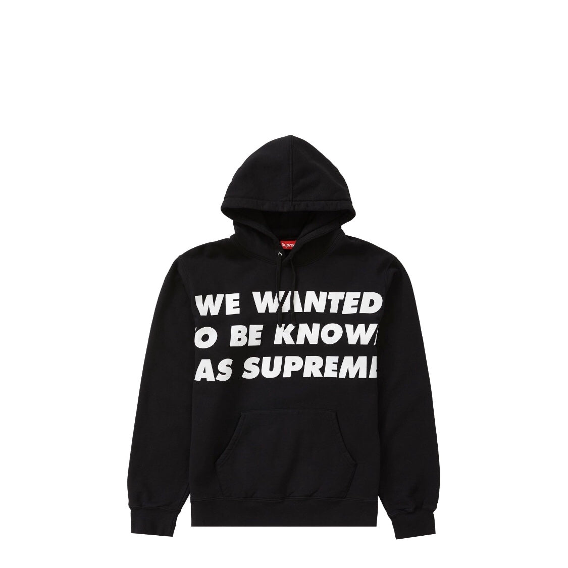 Supreme Known As Hoodie Black