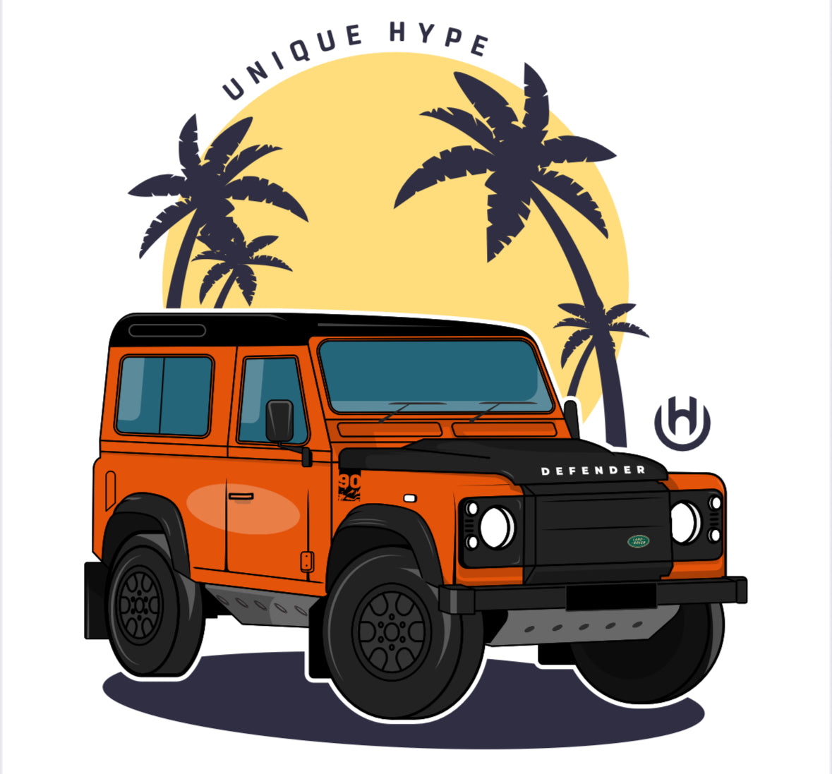 UH Flatout x Defender Tee