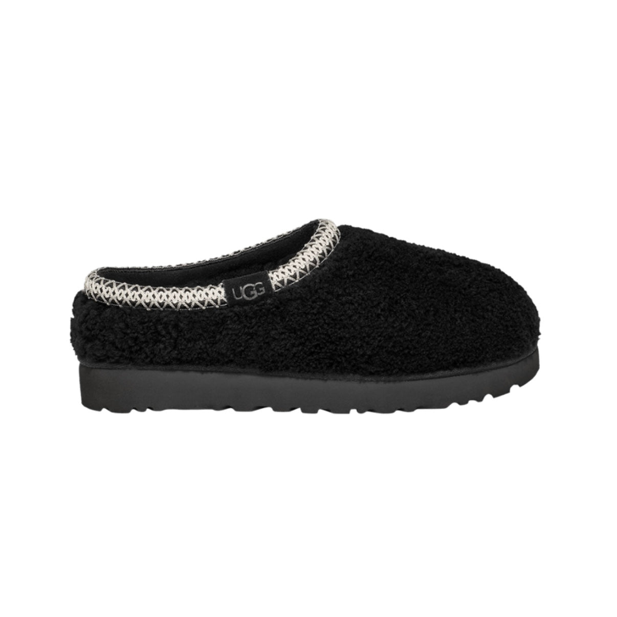 UGG Tasman Maxi Curly Slipper Black