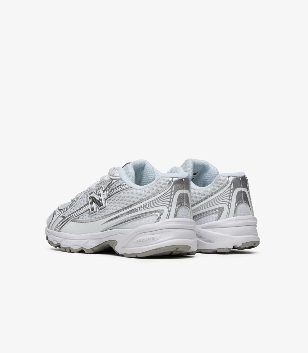 New Balance 740V2 Infant White Silver