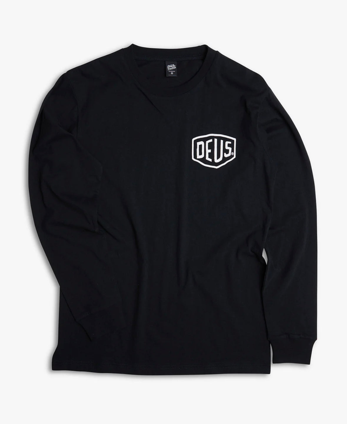 VENICE ADDRESS LONG SLEEVE TEE - BLACK