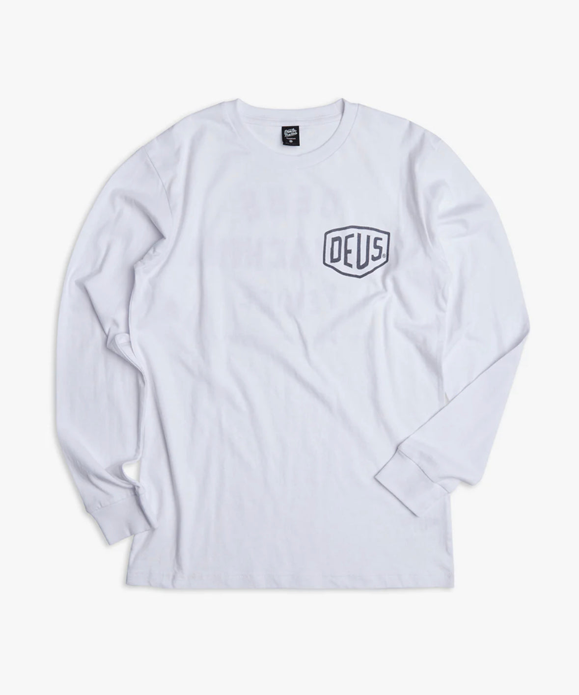 VENICE ADDRESS LONG SLEEVE TEE - WHITE