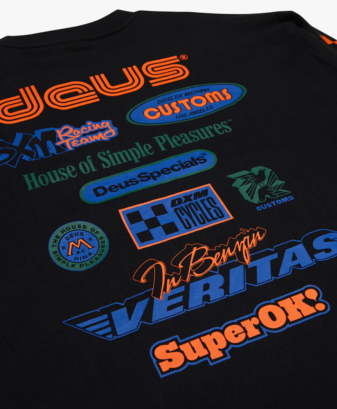 TUNE UP LONG SLEEVE TEE - BLACK
