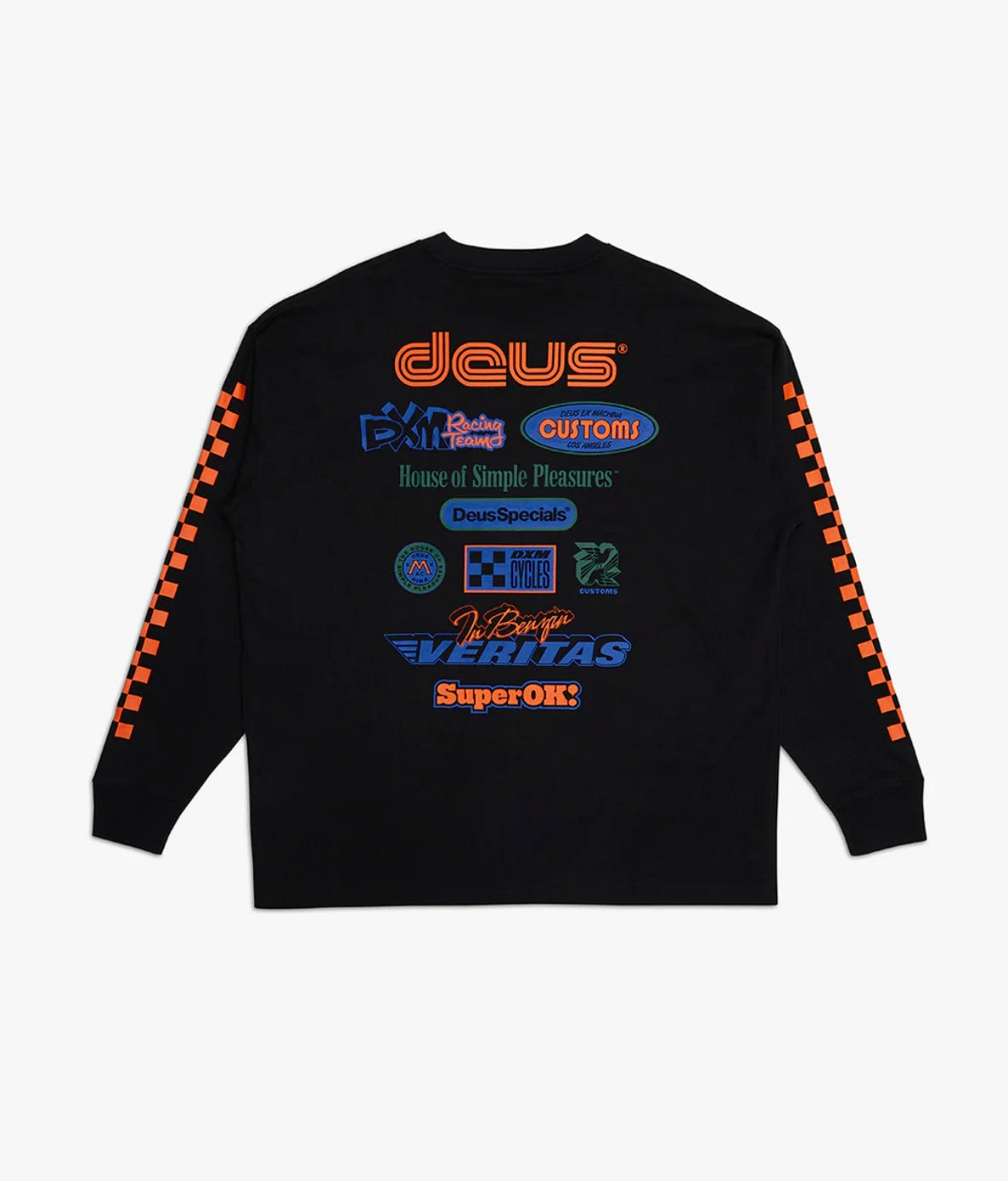 TUNE UP LONG SLEEVE TEE - BLACK