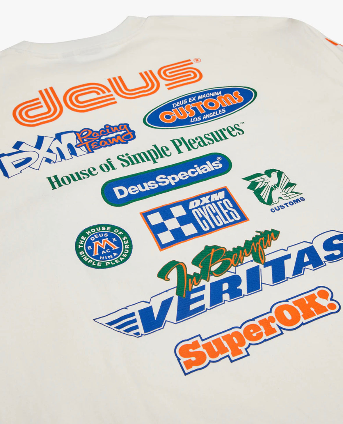 TUNE UP LONG SLEEVE TEE - VINTAGE WHITE