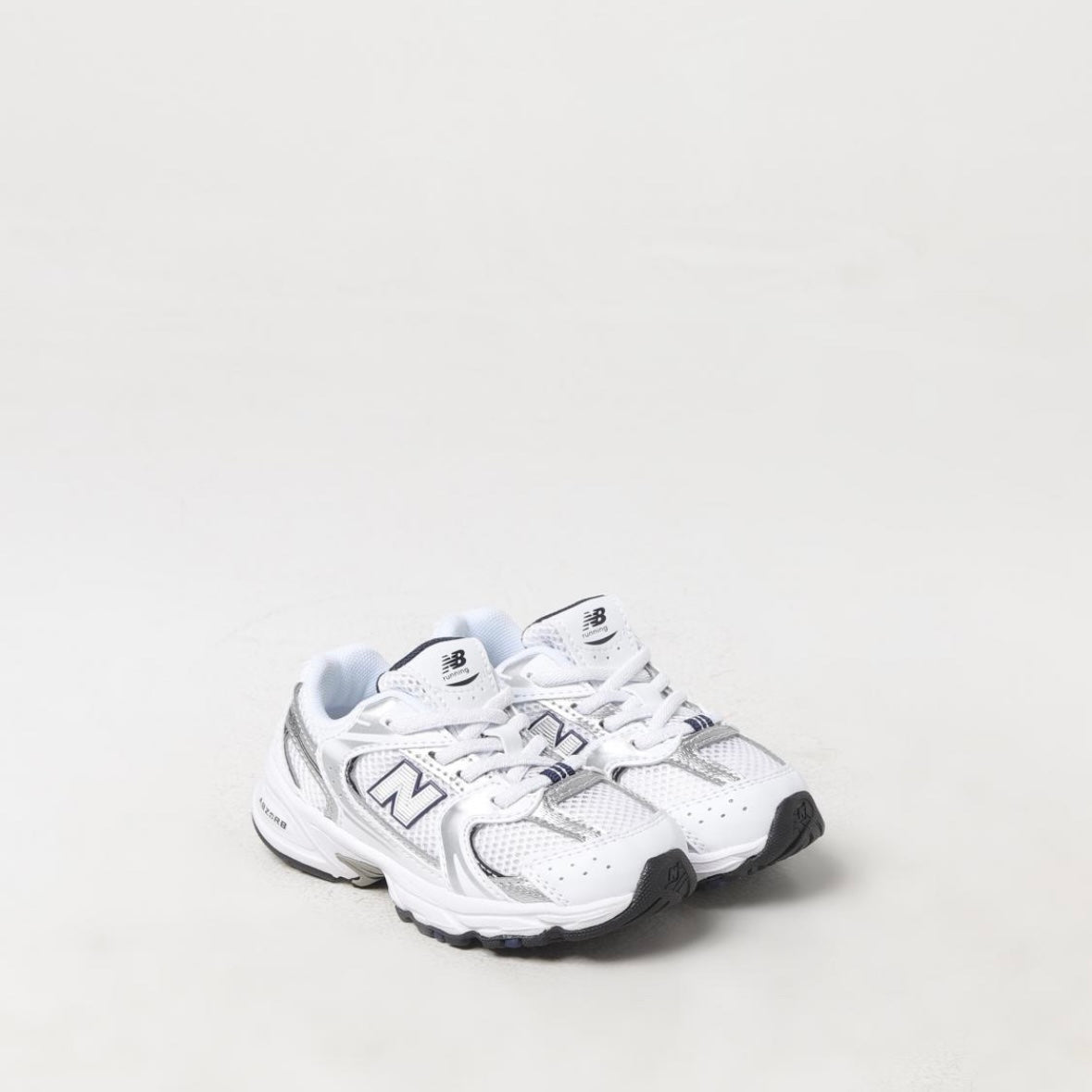 New Balance 530 Infant White Silver Navy