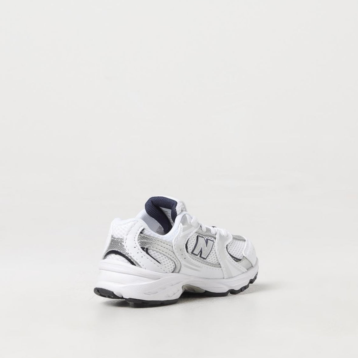 New Balance 530 Infant White Silver Navy