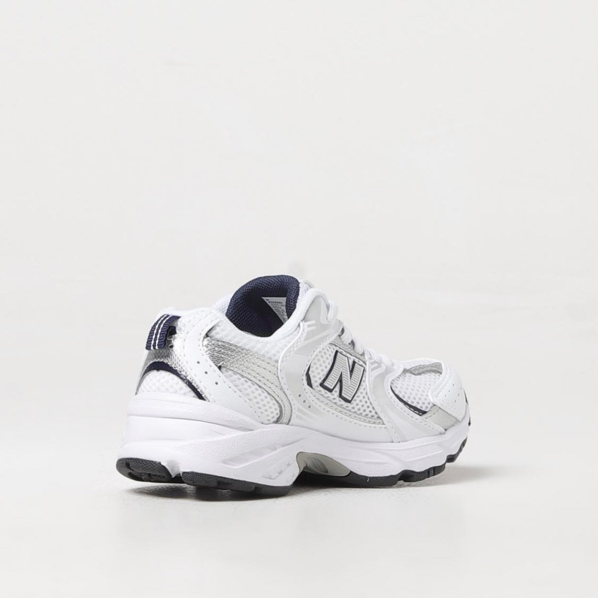 New Balance 530 Kids White Silver Navy
