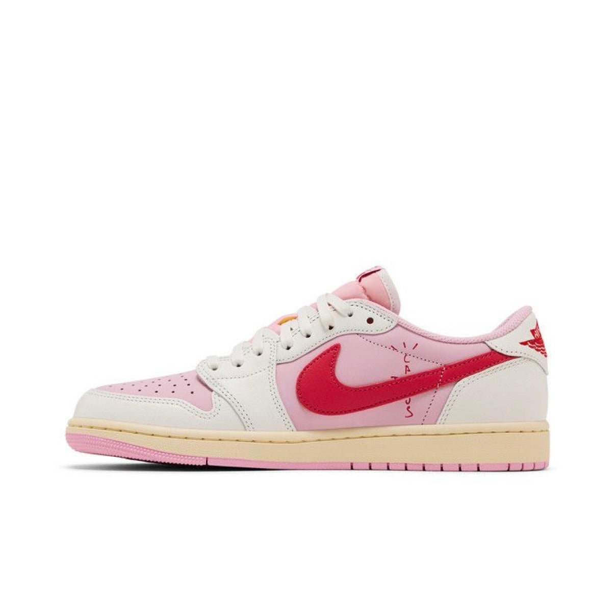 Jordan 1 Retro Low OG SP Travis Scott Sail Tropical Pink