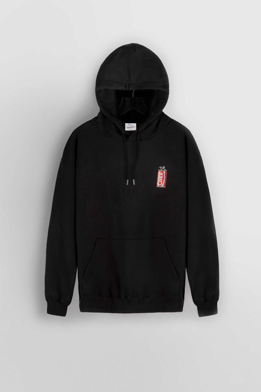 COKE CAN HOODIE - BRICKTOWN X COCA-COLA ™ BLACK