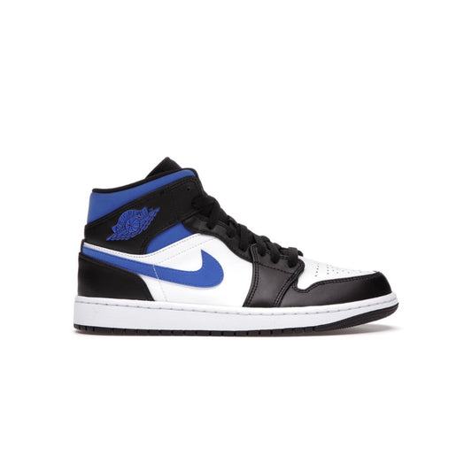 Jordan 1 Mid White Black Royal