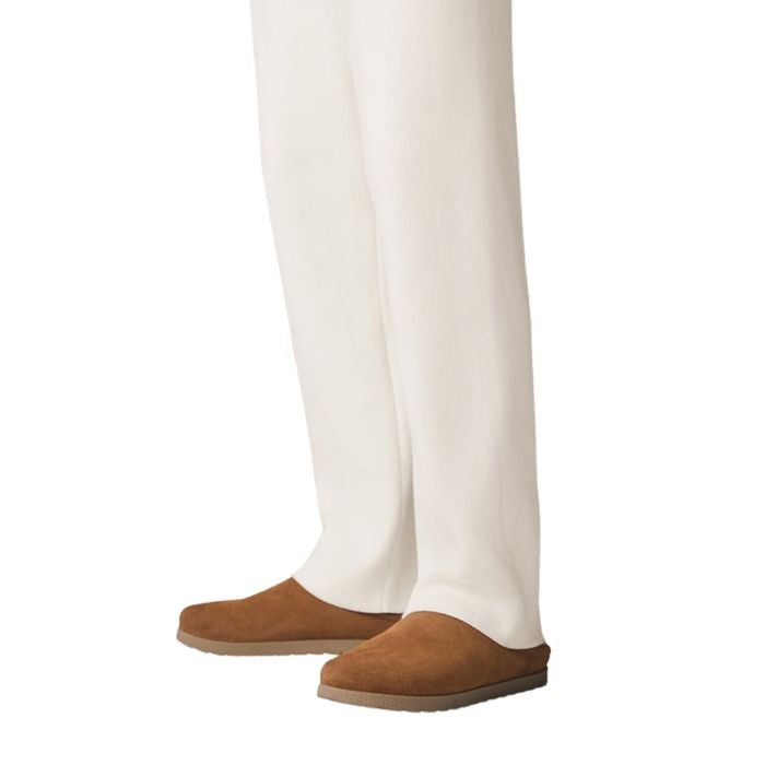 Alo Sherpa Recovery Slipper Saddle Ivory