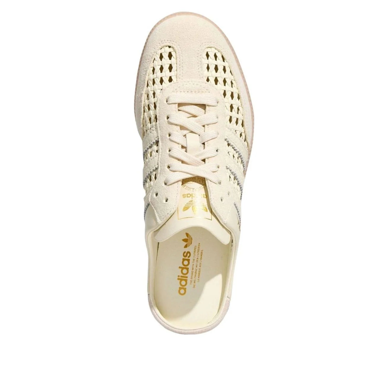Adidas Samba Mule Woven Crew White
