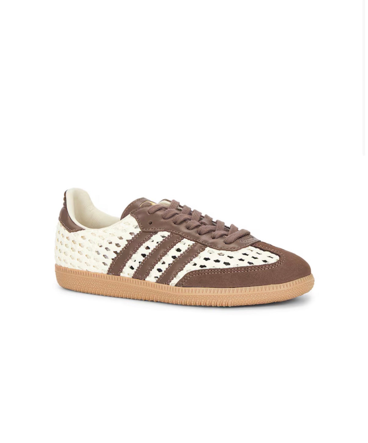 Adidas Samba OG Basketweave Cream White Earth Strata