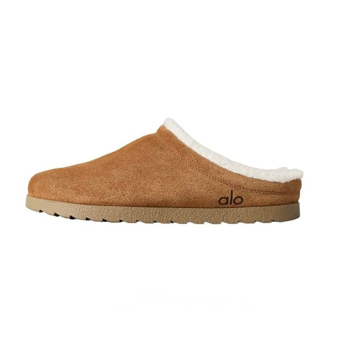 Alo Sherpa Recovery Slipper Saddle Ivory