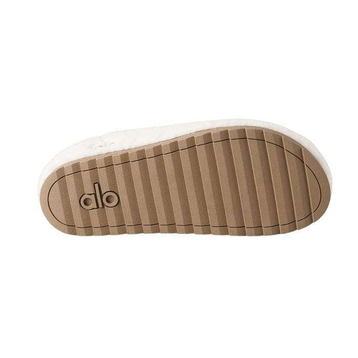 Alo Sherpa Recovery Slipper Ivory