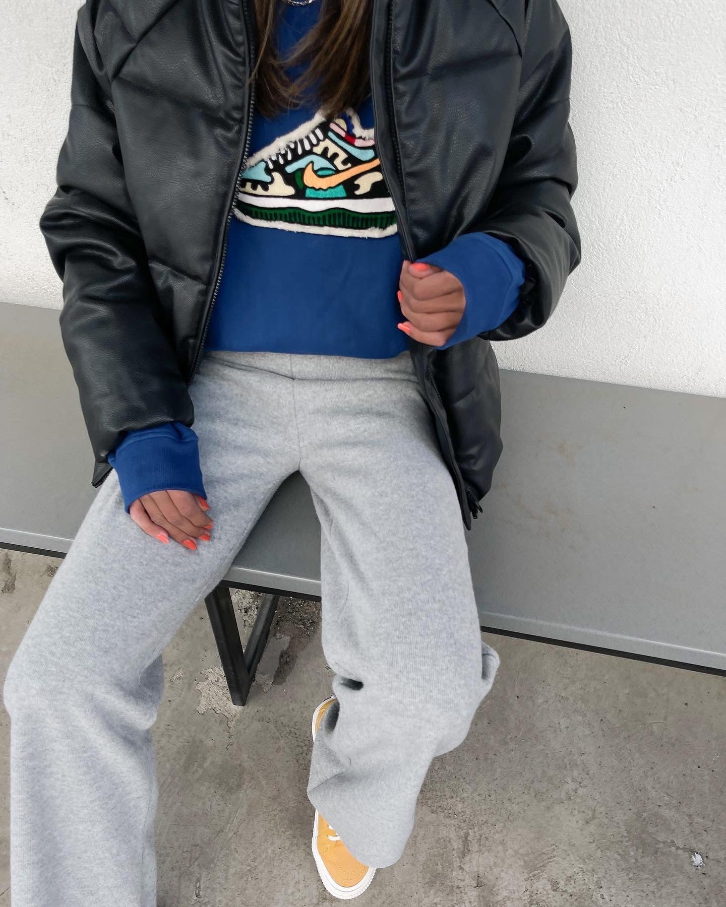 Ice Cream Sweatshirt Blue