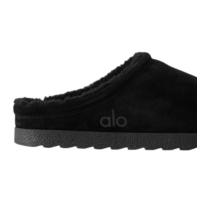 Alo Sherpa Recovery Slipper Black