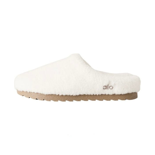 Alo Sherpa Recovery Slipper Ivory