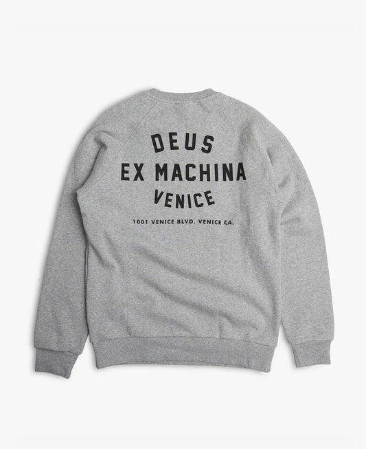 VENICE ADDRESS CREW - GREY MARLE