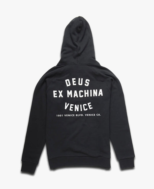 VENICE ADDRESS HOODIE - BLACK