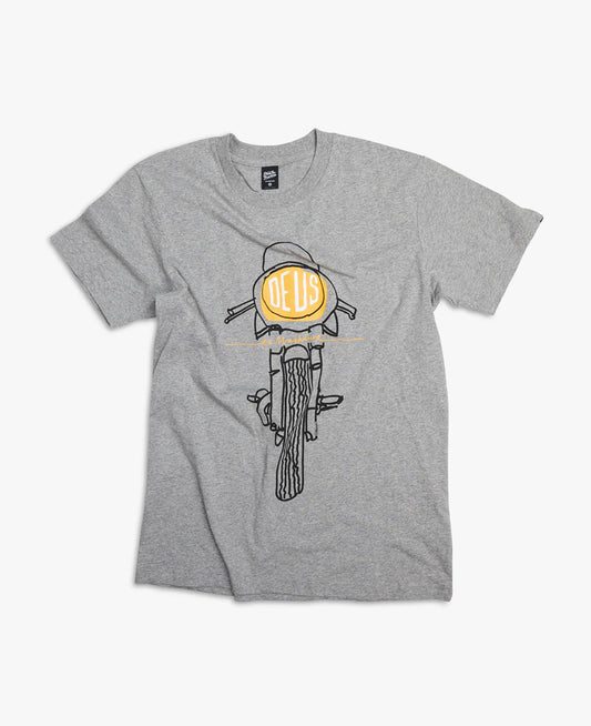 FRONTAL MATCHLESS TEE - GREY MARLE