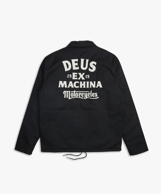 BREEZE COACH JACKET - BLACK
