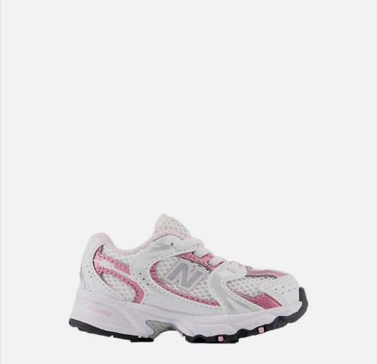 New Balance 530 Infant White Pink Sugar