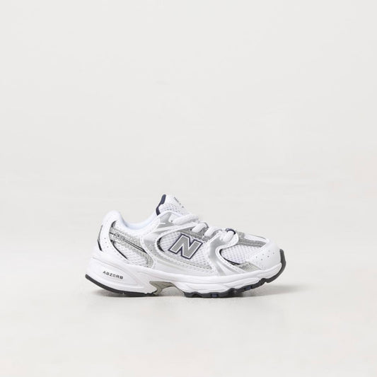 New Balance 530 Infant White Silver Navy