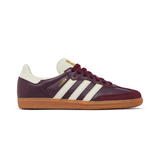 Adidas Samba OG Maroon Gold Metallic